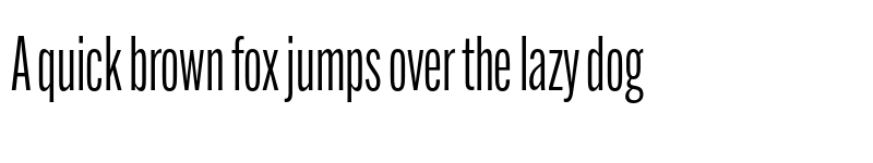 Preview of Alternate Gothic Compressed ATF Book font