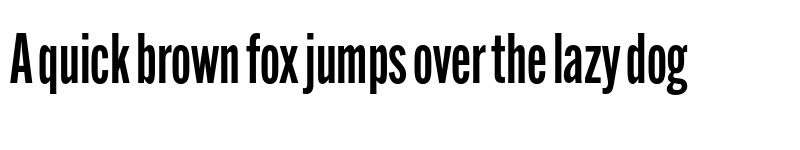 Preview of Alternate Gothic Compressed ATF Demi font