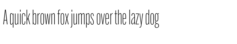 Preview of Alternate Gothic Compressed ATF Light font