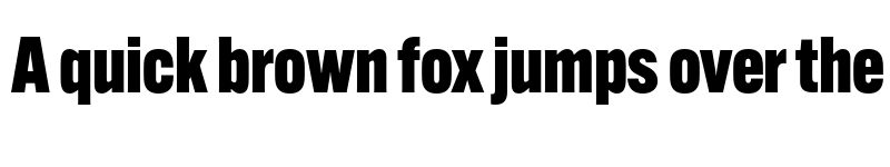 Preview of Alternate Gothic Condensed ATF Black font