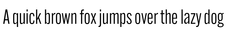 Preview of Alternate Gothic Condensed ATF Book font