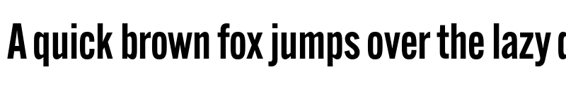 Preview of Alternate Gothic Condensed ATF Demi font