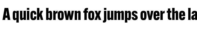 Preview of Alternate Gothic Condensed ATF Heavy font