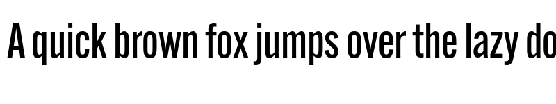 Preview of Alternate Gothic Condensed ATF Medium font