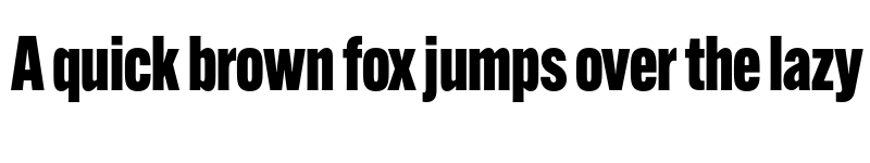 Preview of Alternate Gothic Extra Cond ATF Black font