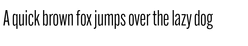 Preview of Alternate Gothic Extra Cond ATF Book font