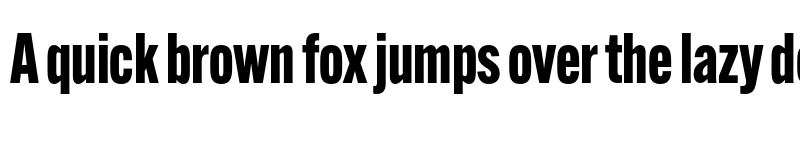 Preview of Alternate Gothic Extra Cond ATF Heavy font