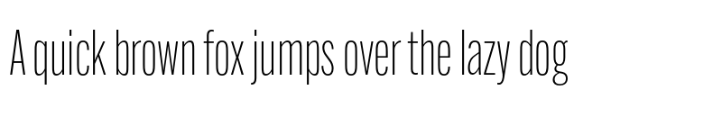 Preview of Alternate Gothic Extra Cond ATF Light font