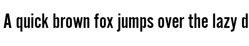 Preview of AlternateGotNo2DW05-Regular Regular font