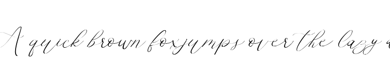 Preview of Althea Regular font