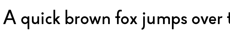 Preview of Altona Sans Regular font