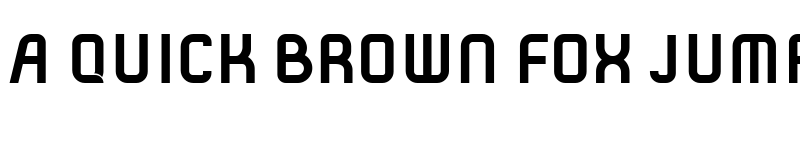 Preview of Aluminum Regular font