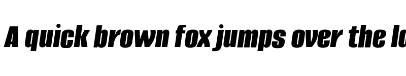 Preview of Alumni Sans Black Italic font