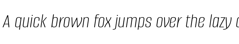 Preview of Alumni Sans ExtraLight Italic font