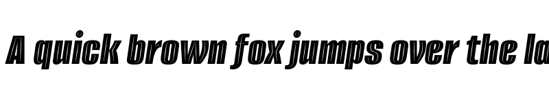 Preview of Alumni Sans Inline One Italic font