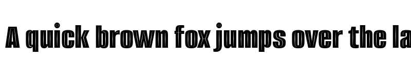 Preview of Alumni Sans Inline One Regular font