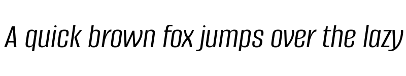 Preview of Alumni Sans Italic font