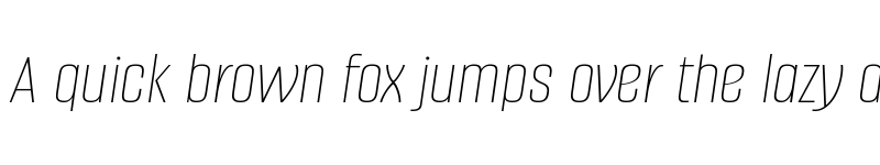 Preview of Alumni Sans Thin Italic font