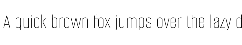 Preview of Alumni Sans Thin font