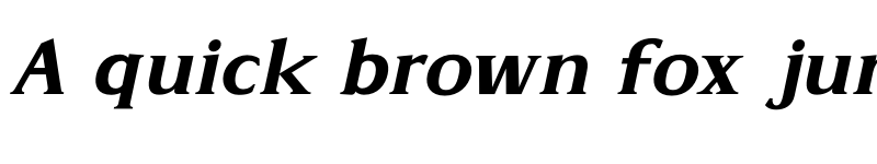 Preview of Alvarado Bold Italic font