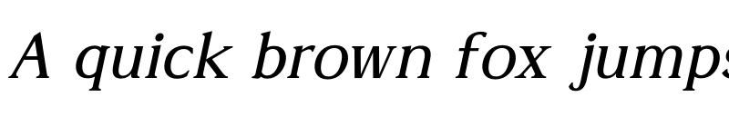 Preview of Alvarado Regular Italic font