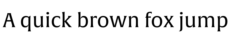 Preview of Alverata Informal Regular font