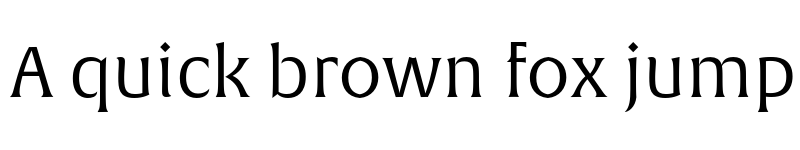 Preview of Alverata Irregular Light font