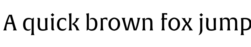 Preview of Alverata Irregular Regular font