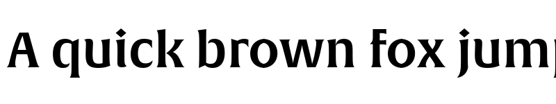 Preview of Alverata Irregular Semibold font