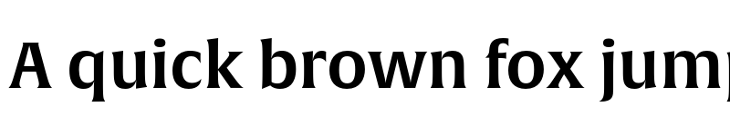 Preview of Alverata Semibold font