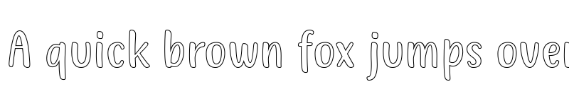 Preview of Always Dream Big Outline Regular font