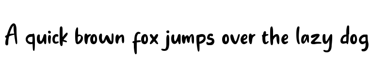 Preview of Always Lovely Regular font