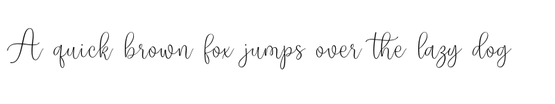 Preview of Alwaysloving Regular font