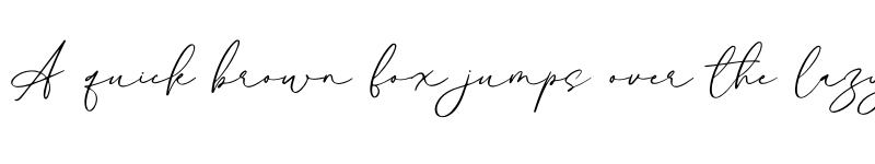 Preview of Alyson Signature Regular font