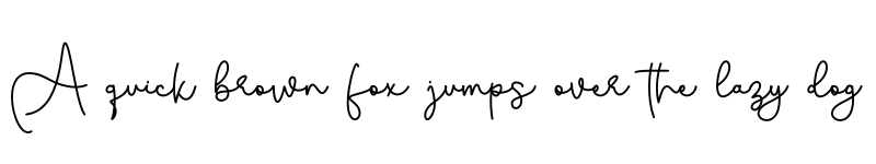 Preview of Alywita Love - Personal Use Regular font