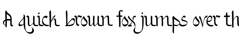 Preview of Alzaina Regular font