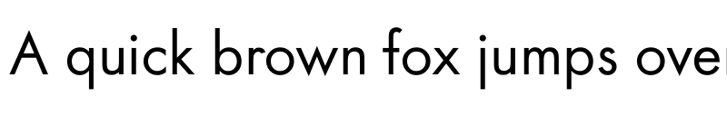 Preview of Am Sans Regular font