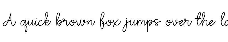 Preview of Amanda Bold font