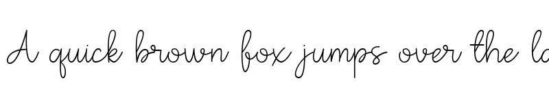 Preview of Amanda Regular Regular font