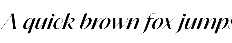 Preview of Amandine Medium Italic font