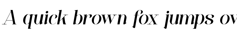 Preview of Amarelle Demo Italic font