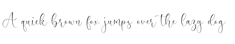 Preview of Amarylis Paradise Regular font