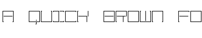 Preview of Amaya Technical Regular font