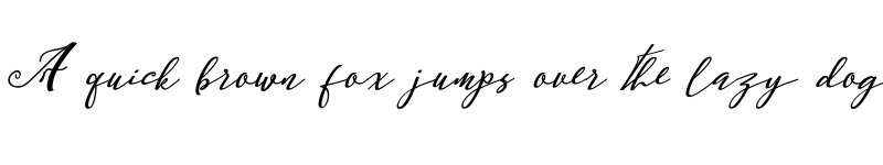 Preview of Amayda Regular font