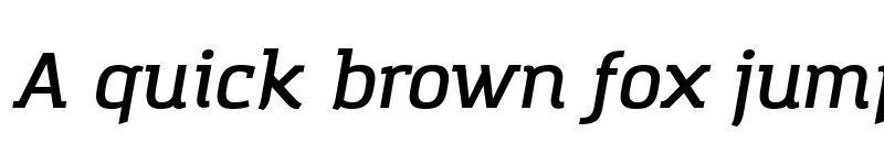 Preview of Amazing Grotesk DemiBold Italic font