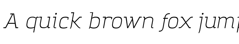 Preview of Amazing Grotesk Light Italic font