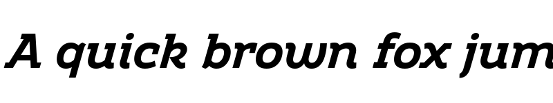 Preview of Amazing Slab Trial Bold Italic font