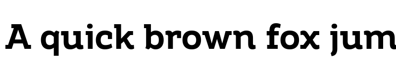 Preview of Amazing Slab Trial Bold font