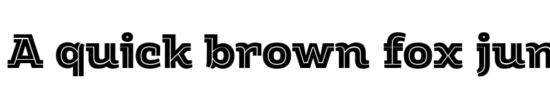 Preview of Amazing Slab Trial Inline Black font