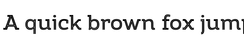 Preview of Amazing Slab Trial Inline Medium font